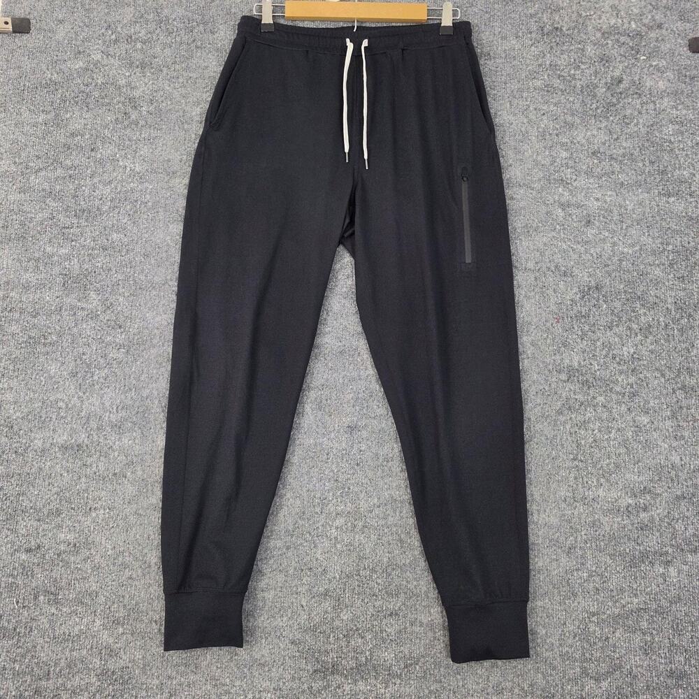 Vuori Pants Mens Medium Black Sunday Performance Jogge Travel Running Casual Gym